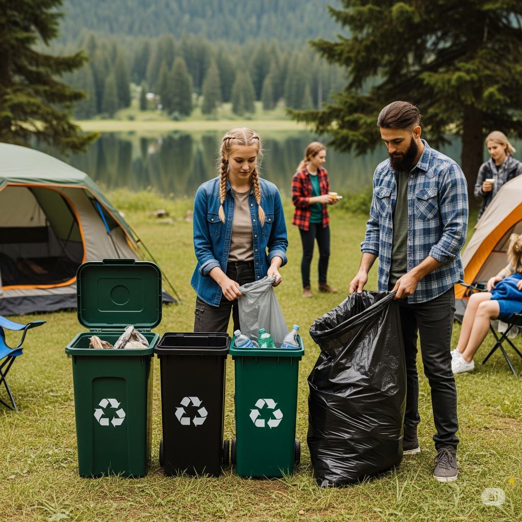 camping trash
