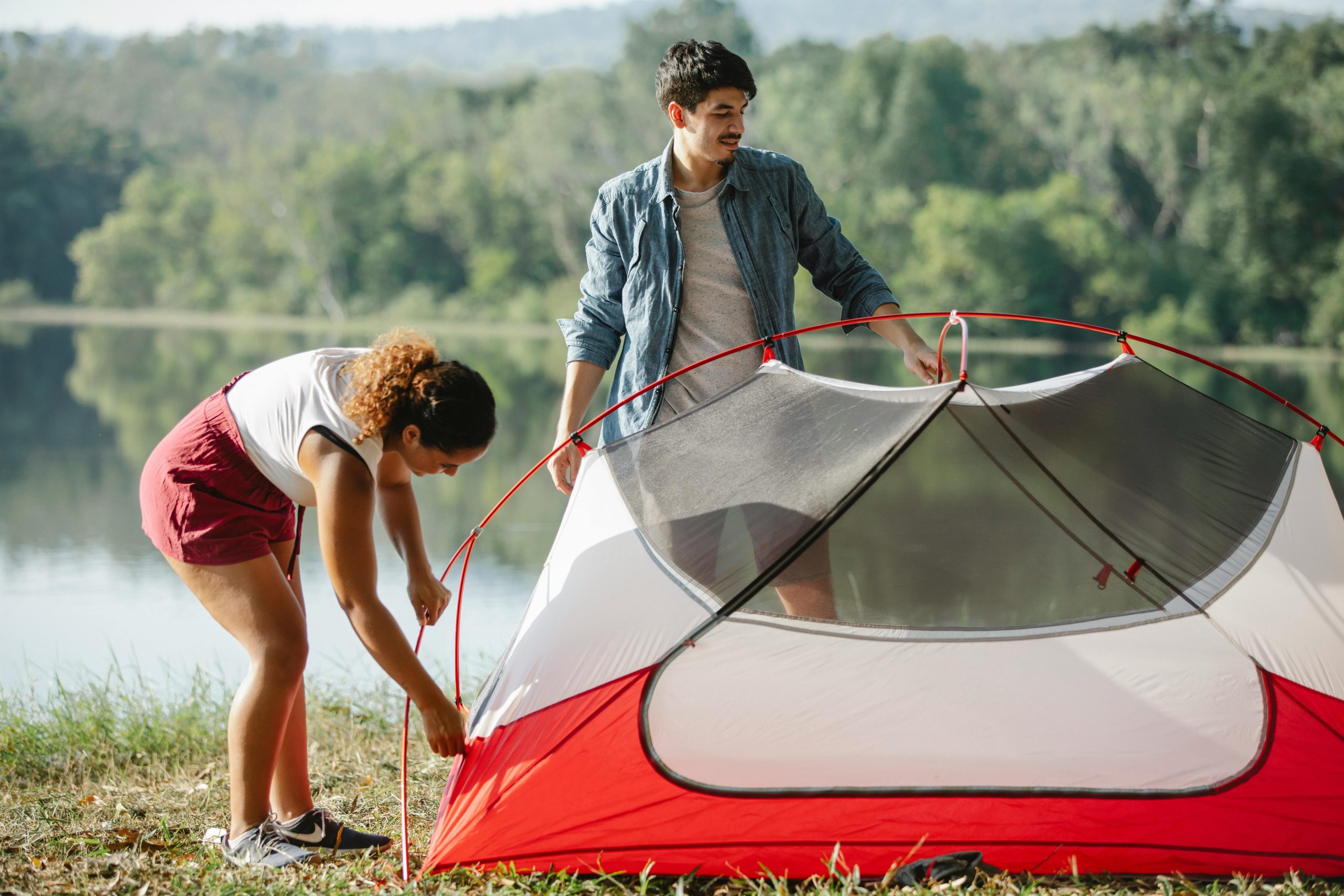 Pitching Tent